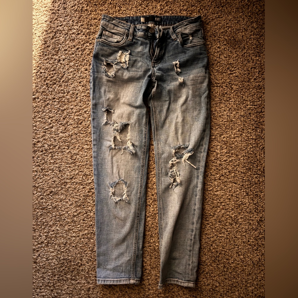 Women’s KUT distressed Jean